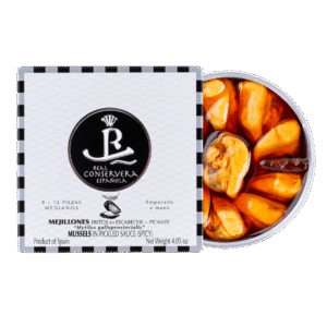 Mejillones en escabeche PICANTE 9/12 Real conservera española